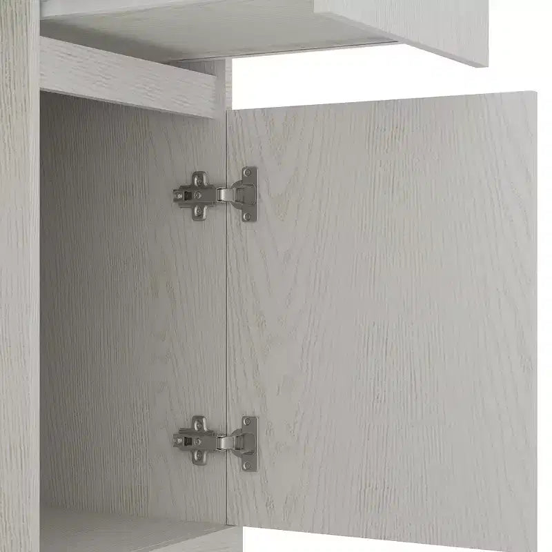 Bureau informatique moderne de 130 cm avec huche et étagère, bureau avec grand rangement, bureau d'écriture pour l'étude, salle de lecture