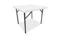 Alera Square Plastic Folding Table, 36w x 36d x 29.25h, White