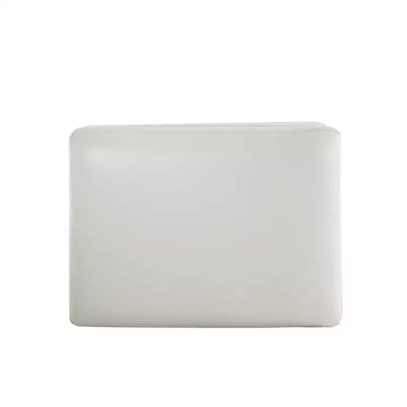 Pouf carré en similicuir avec rangement, repose-pieds, table basse pour salon