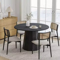 PexFix 46 Round Solid Wood Dining Table Kitchen Tables