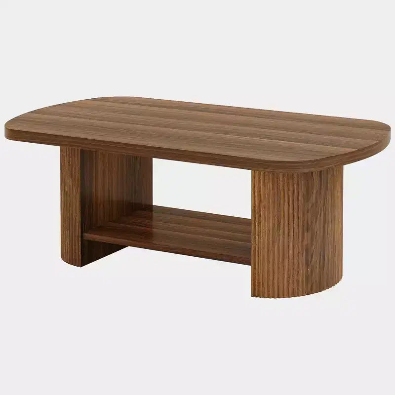 Lantine 2-Tier Oval Coffee Table