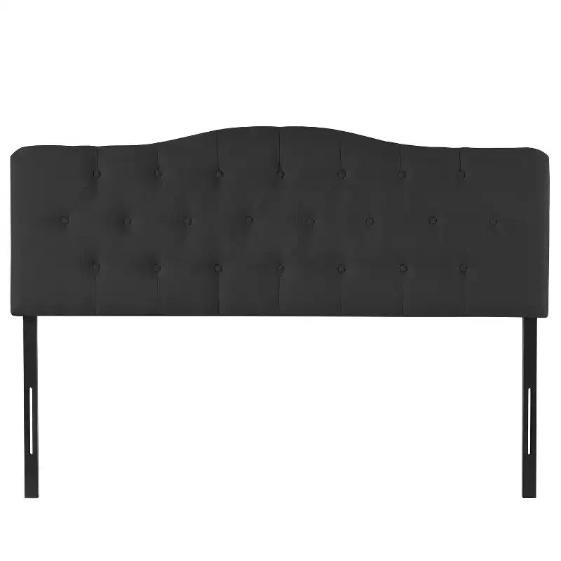 Tête de lit Queen, panneau capitonné en lin avec hauteur réglable, fixation murale ou sur cadre de lit