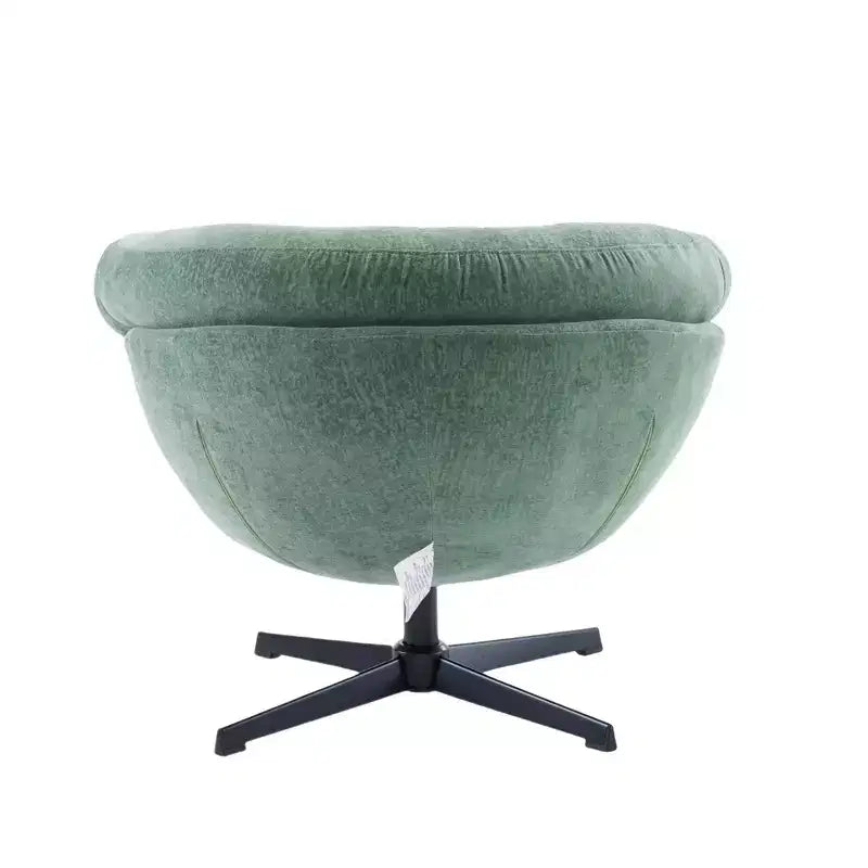 Fauteuil pivotant en chenille avec pieds en métal