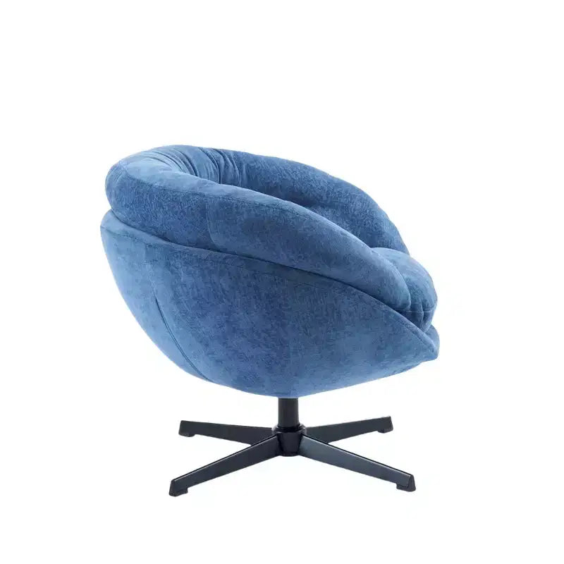 Fauteuil pivotant en chenille avec pieds en métal