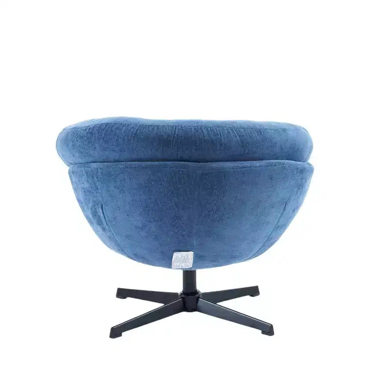Fauteuil pivotant en chenille avec pieds en métal
