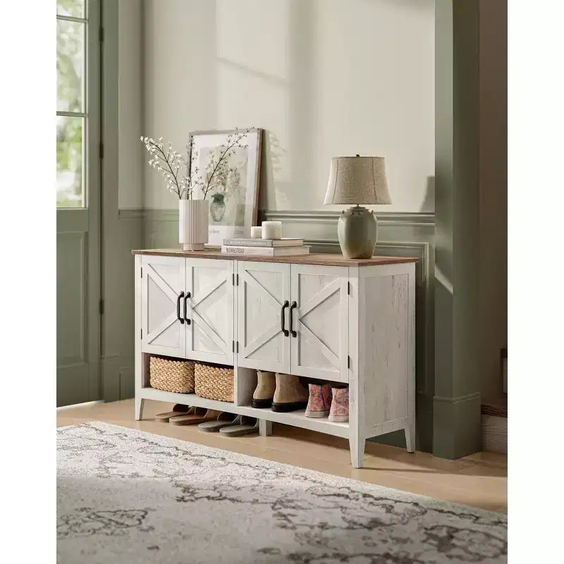 Meuble à chaussures, organisateur de rangement à 3 niveaux, étagère à chaussures, meuble autoportant avec étagère réglable en hauteur, 35 x 120 x 70 cm