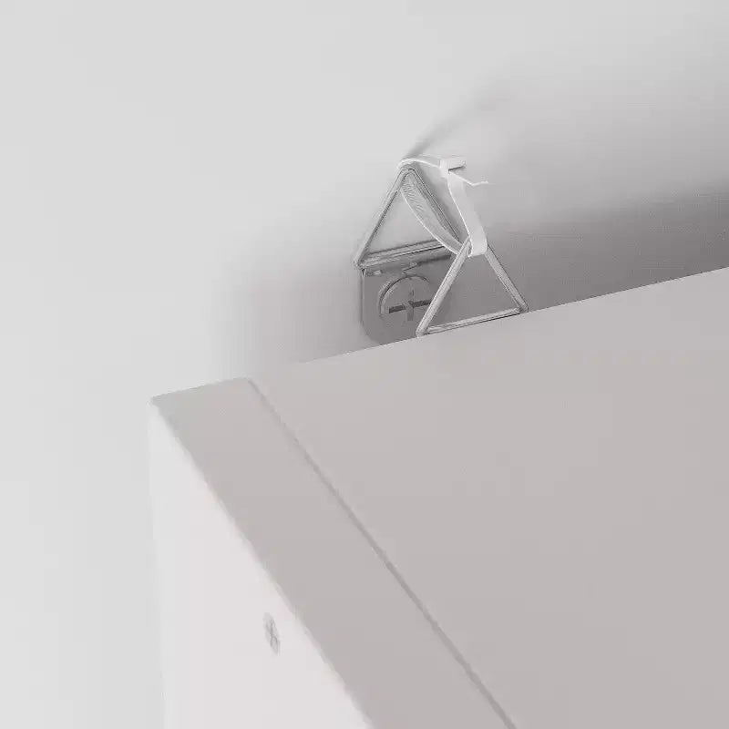 Meuble à chaussures blanc basculant avec 3 tiroirs, design léger et minimaliste