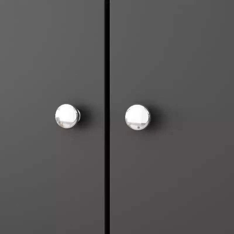 Meuble à chaussures vertical à double porte avec 8 étagères, Armoire de rangement