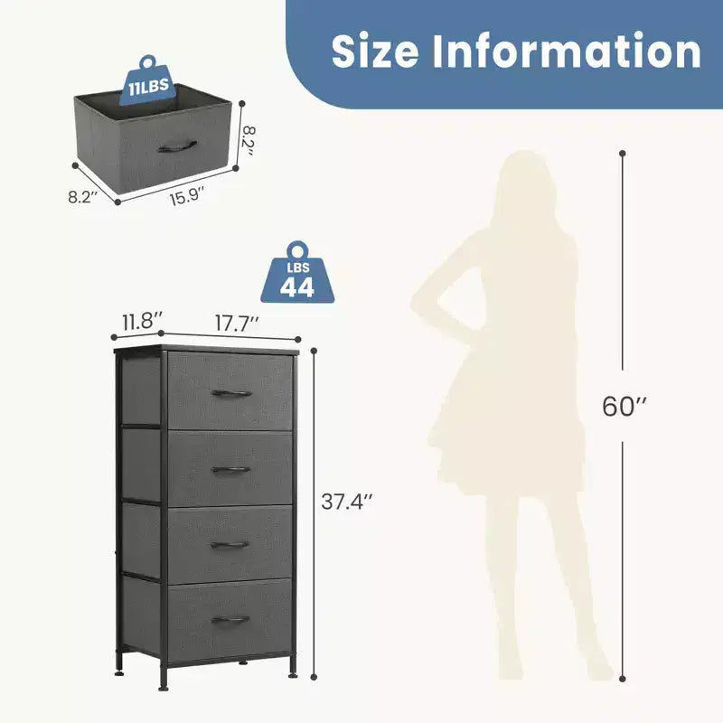 Commode en métal à plateau en bois : 7 tiroirs