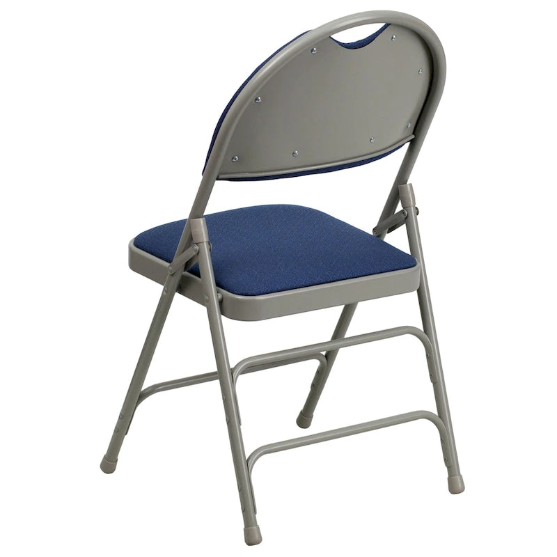 Lot de 2 chaises pliantes ultra-premium très grand format à triple renfort