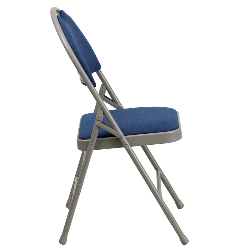 Lot de 2 chaises pliantes ultra-premium très grand format à triple renfort