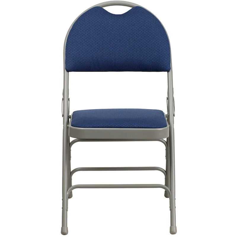 Lot de 2 chaises pliantes ultra-premium très grand format à triple renfort