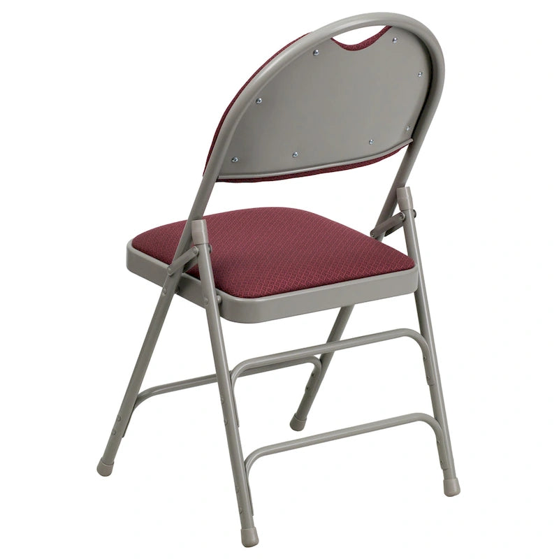 Lot de 2 chaises pliantes ultra-premium très grand format à triple renfort