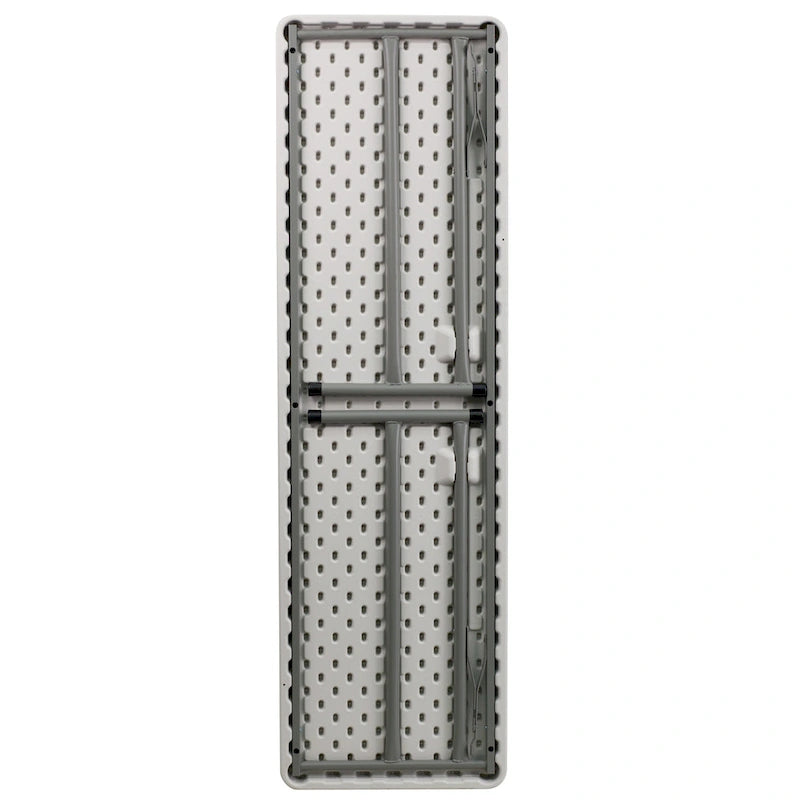 Table de formation pliante rectangulaire en plastique blanc granit 18W x 60L