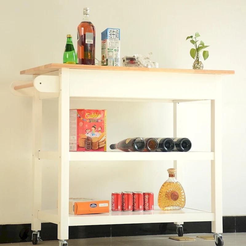 40 îlots de cuisine mobiles et dessertes de cuisine, avec deux roues verrouillables