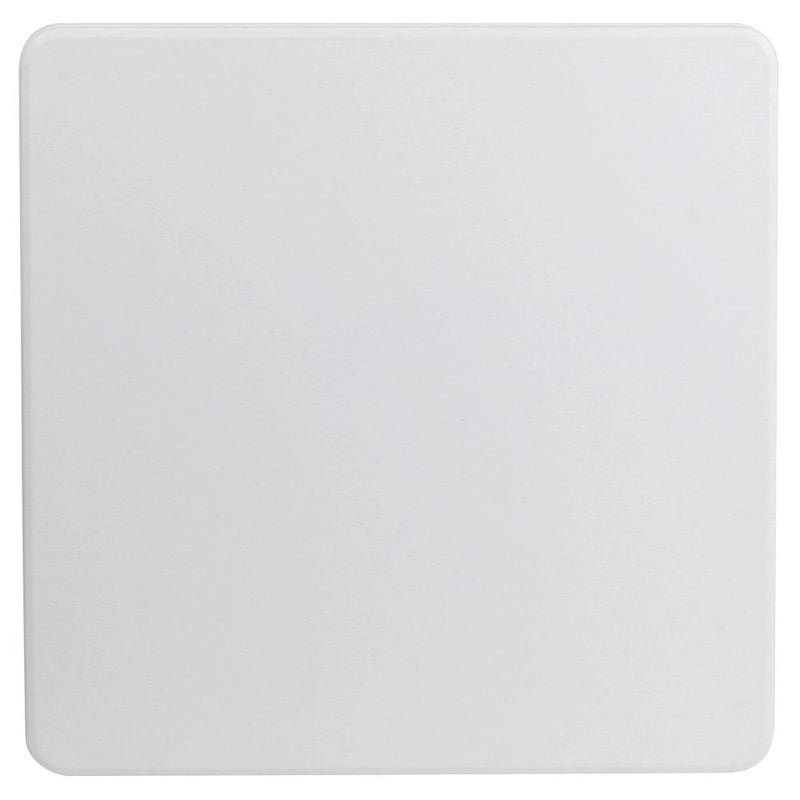Table pliante carrée en plastique de 2,85 pieds - Table pliante pour événement - 34,25P x 34,25L x 29,5H