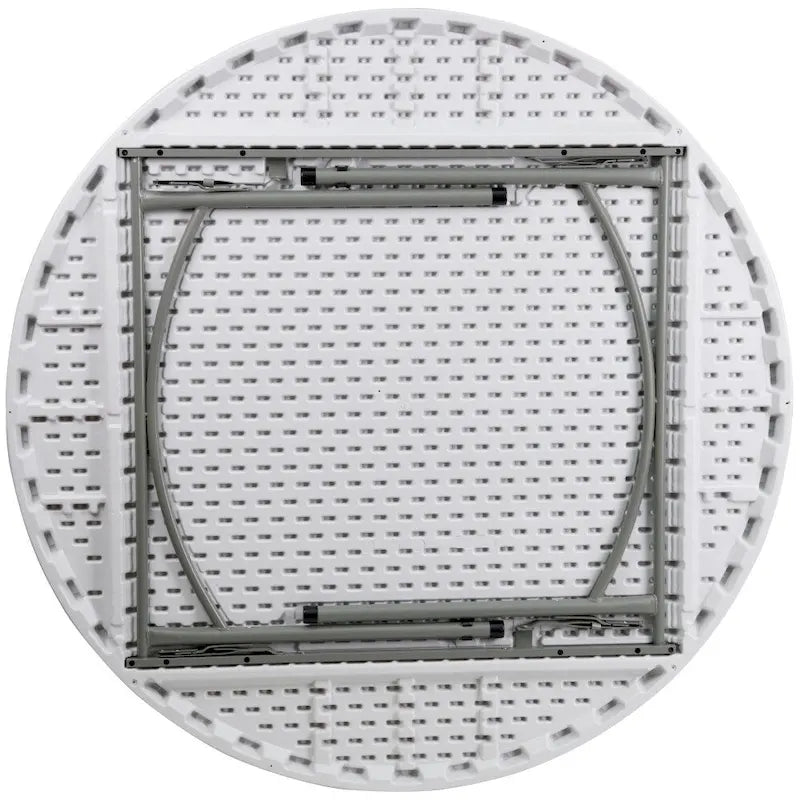 Table de réception pliante ronde en plastique de 1,5 m avec surface épaisse de 5 cm